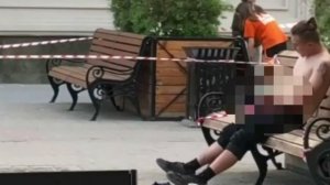 Обоссался прямо на улице !!! Обострение.He pissed himself in the park. Aggravation