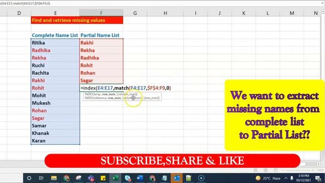 Find missing values in excel | How do you compare two Lists in excel and pull missing data смотреть онлайн