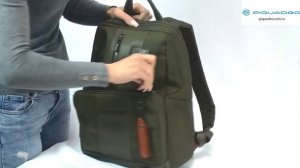 Зеленый рюкзак Piquadro Brief CA3214BR/VE