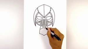 How to Draw Mortal Kombat | Noob Saibot | Step-by-Step Tutorial