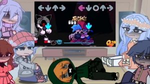 || Soft FNF Reacts To V.S Sonic.EXE V2 Full week || part 2 ||