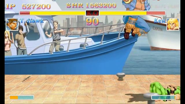 NS Ultra Street Fighter II: The Final Challengers - T. Hawk смотреть онлайн