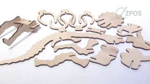 Лазерная резка игрушек из фанеры по чертежам