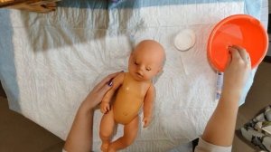 Утренний туалет новорожденного и грудного ребенка