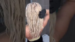 Тонирование волос. Londa 3% на краску 10.0 и 10.65