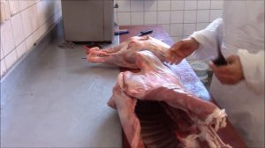 Как быстро и практично разделать целую тушу барана. Турецкий-мастер класс.