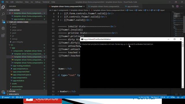 Angular 7 Tutorial - Custom validation in template driven forms смотреть онлайн
