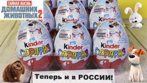Kinder Pets  2 Сюрприз | Киндер ТАЙНАЯ ЖИЗНЬ ДОМАШНИХ ЖИВОТНЫХ 2  Surprise | НОВИНКА 2020