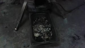 Печь на отработке. Чистка.
