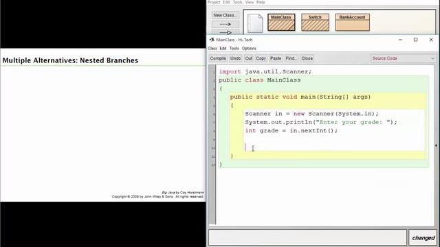 Big java 5.3: Multiple Alternatives смотреть онлайн