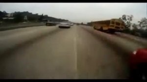 Супер скоростная езда на мотоцикле от первого лица