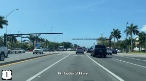 Deerfield Beach - Florida - 4K Downtown Drive