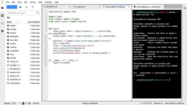 Intro to NLP with spaCy (6): Detecting programming languages | Episode 6: Moving to spaCy v3 смотреть онлайн