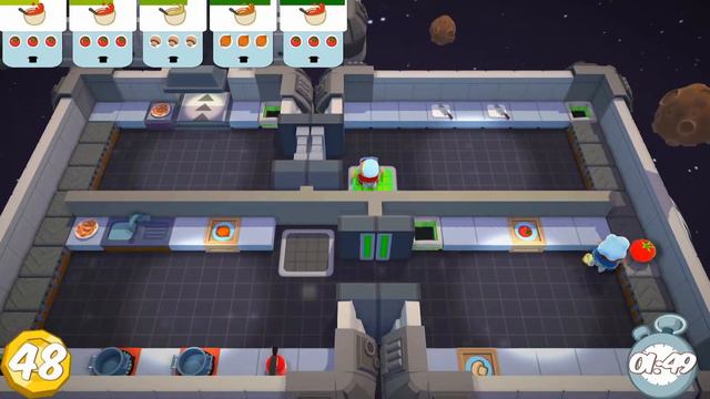 Overcooked Level 5-6 | 2 Player Co-op | 3 Stars смотреть онлайн