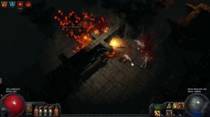 Path Of Exile lv74 Necropolis Merveil TANKING