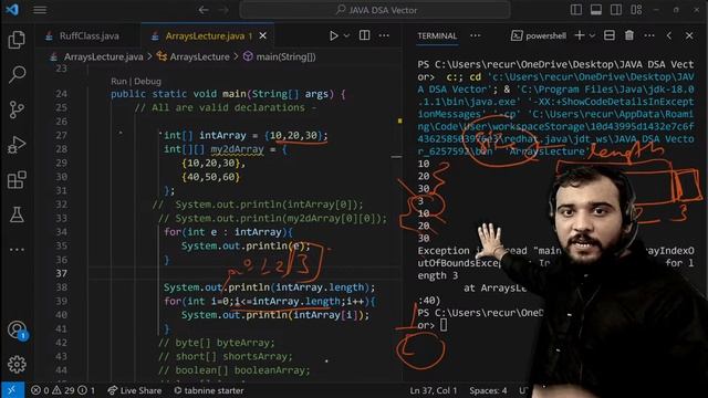 Introduction to Arrays & ArrayList in JAVA | JAVA DSA Vector Course ?