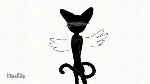 просто анимация кот ангел-_-