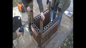 САМАЯ МОЩНАЯ САМОДЕЛЬНАЯ ПЕЧЬ | Универсальная печь из труб