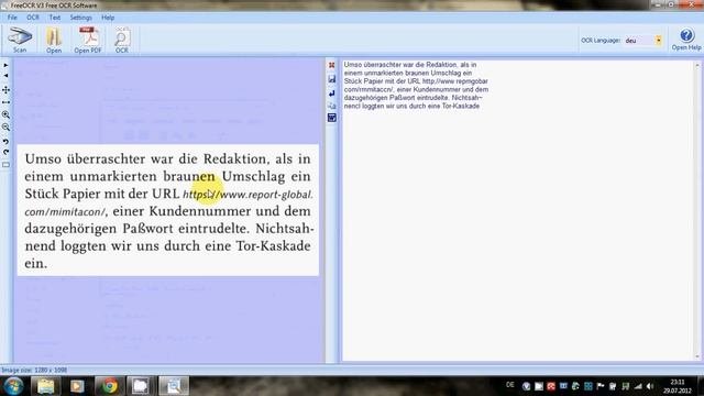OCR With FreeOCR