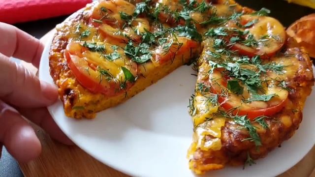 Тыквенная запеканка а-ля пицца / Быстрый рецепт смотреть онлайн