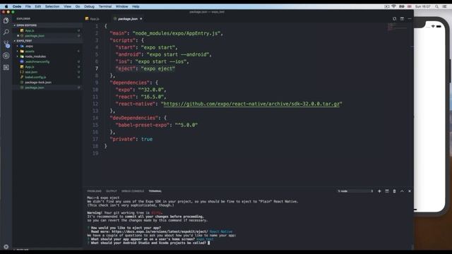 2 Ejecting expo apps смотреть онлайн