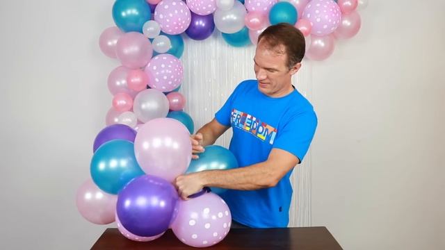 COMO HACER UN ARCO DE GLOBOS - decoracion cumpleaños - guirnalda de globos - gustavo gg смотреть онлайн