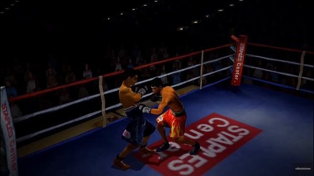 Fightnight 3 PSP Gameplay Pacquiao vs Morales смотреть онлайн
