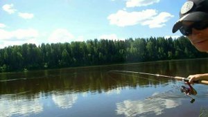 Блесна MEPPS Aglia Long и голавль