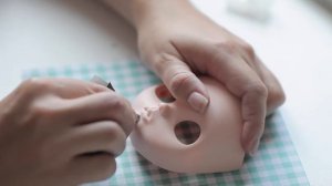 Карвинг губ куклы Blythe. Роспись лица Блайз.