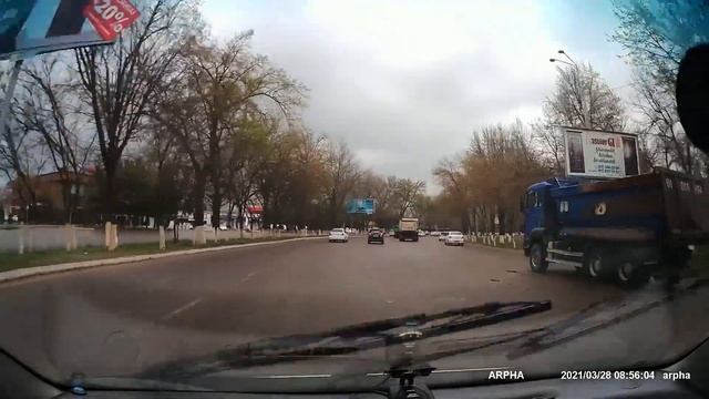 Пример записи на переднюю камеру видеорегистратора Arpha W03 смотреть онлайн