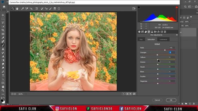 [ Photoshop Tutorial ] EDITING POTRAIT in Photoshop - Soft Green Color Effect смотреть онлайн