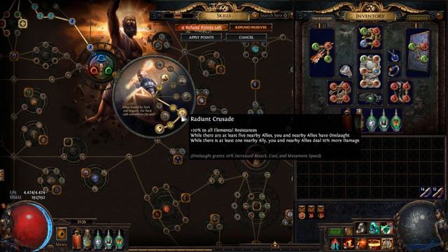 PoE 3.8 - Blight SSF - Guardian Blade Flurry  Herald of purity build showcase