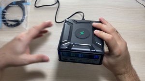 GaN Станция Быстрой Зарядки 260W для СМАРТФОНОВ, НОУТБУКОВ, ПЛАНШЕТОВ из китая ASOMETECH