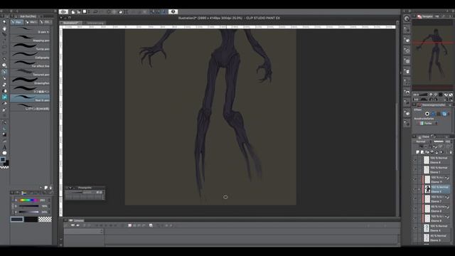 Enderman redesign - Minecraft speedpaint - смотреть онлайн