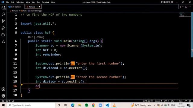 Java loops | write a program to find HCF of two numbers | #19 смотреть онлайн