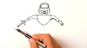 Как нарисовать Skibidi Мутант с пилой