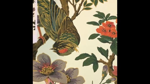 Дизайнерские обои в Санкт Петербурге с птицами, попугаями, павлинами , животными в магазине . смотреть онлайн