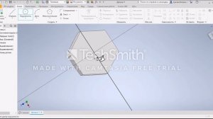 Создание гайки в программе Autodesk Inventor