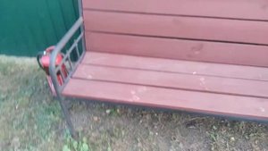 лавочка из кровати