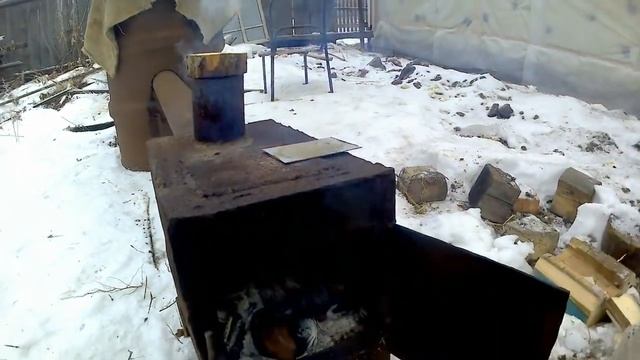 Как коптить сало Коптилка из бочки Зауральское подворье