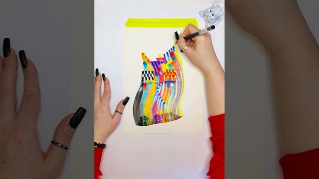 АБСТРАКЦИЯ, ЭМОЦИОНАЛЬНЫЙ ИНТЕЛЛЕКТ ❤️?#SHORTS #shorts #abstracts #samoylovamosart