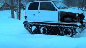 Ока на гусеницах..13 января 2015 пока на холостых.