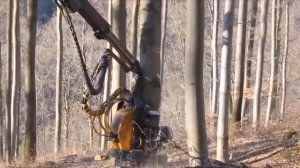 Удивительная современная техника в мире ! Машина для резки древесины