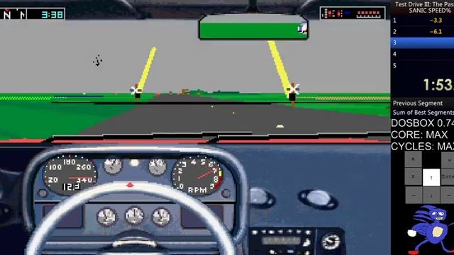 Test Drive III: The Passion DOS Speedrun 3:35