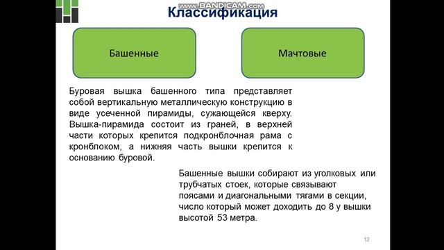 Епихин АВ Монтаж и эксплуатация бурового оборудования. Лекция 16. Вышечно-лебедочный блок. 2020 смотреть онлайн