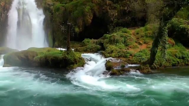 Водопад. Звуки природы. Медитация. Релакс. смотреть онлайн