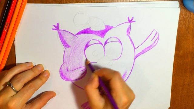 Рисуем Совунью из Смешариков. смотреть онлайн