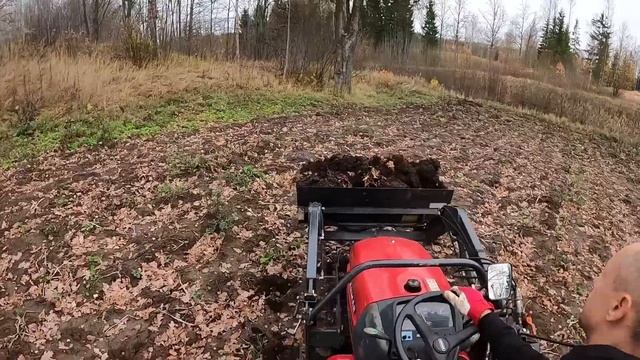 Уборка картошки, вывозка навоза и фрезерование огорода смотреть онлайн