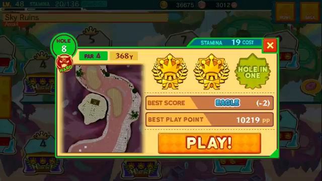 Eagle: Fantasy Golf - Sky Ruins Hole 8 - Hole in One (Both Difficulties) смотреть онлайн