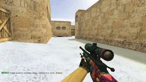 Играю в кс 1 6 со скинами №1